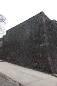 竹の丸五階櫓跡(石垣)