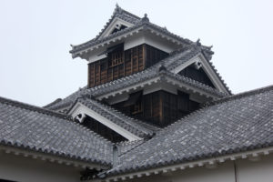 五階櫓の二層目と三層目をアップで