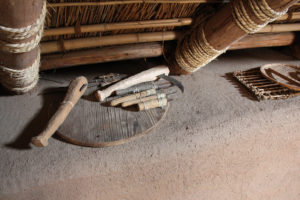 竪穴住居の内部