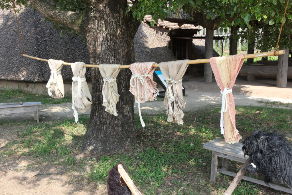 干してある衣服