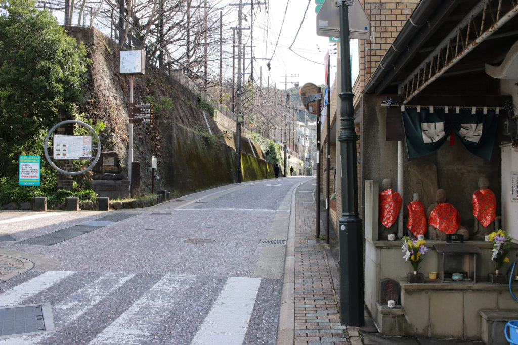 桜馬場のシーボルト通り&長崎街道