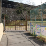 明治新道(本河内1丁目)をダムへ向かう