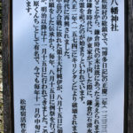 八幡神社の案内板