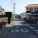 長崎街道(杭出津3丁目)