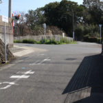 長崎街道の案内板と松林飯山の墓の案内板がある(須田ノ木町-玖島2丁目)