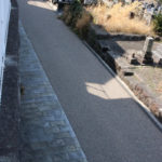 墓地と街道を上から見る(玖島2丁目)