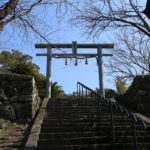 旧円融寺庭園・大村護国神社の鳥居