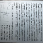 案内板。ルートについて書かれてある。この辺りは一部、ルートが当時とは違うとのこと(大里町-中里町)