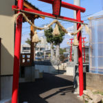 八天神社の一の鳥居(竹松本町)