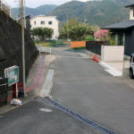 目印のない街道。(東町)