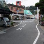 街道が国道34号線と合流(田中町)