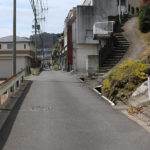 とくに目印のない街道(田中町)