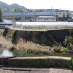 この辺りから迂回ルートへ再び渡ったと推測(古賀町39-4付近)