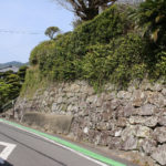 長崎街道、福瑞寺の石垣(古賀町849付近)