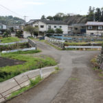 長崎街道。串川をわたるための小さな橋(平似田郷1098付近)