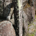 文字が読めない石碑(東彼杵町里郷1844)