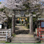 長崎街道沿いの彼杵神社、一の鳥居(東彼杵町蔵本郷1880-1付近)