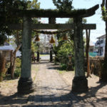 彼杵神社の二の鳥居と一の鳥居(東彼杵町蔵本郷1880-1)