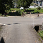 龍頭泉道標の付近から振り返る(瀬戸郷1102-2)