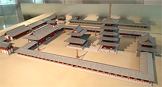 創建時の四天王寺伽藍模型