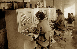 昭和20年代の電話交換手