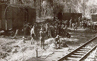 泰緬鉄道建設に動員されたオーストラリア軍捕虜